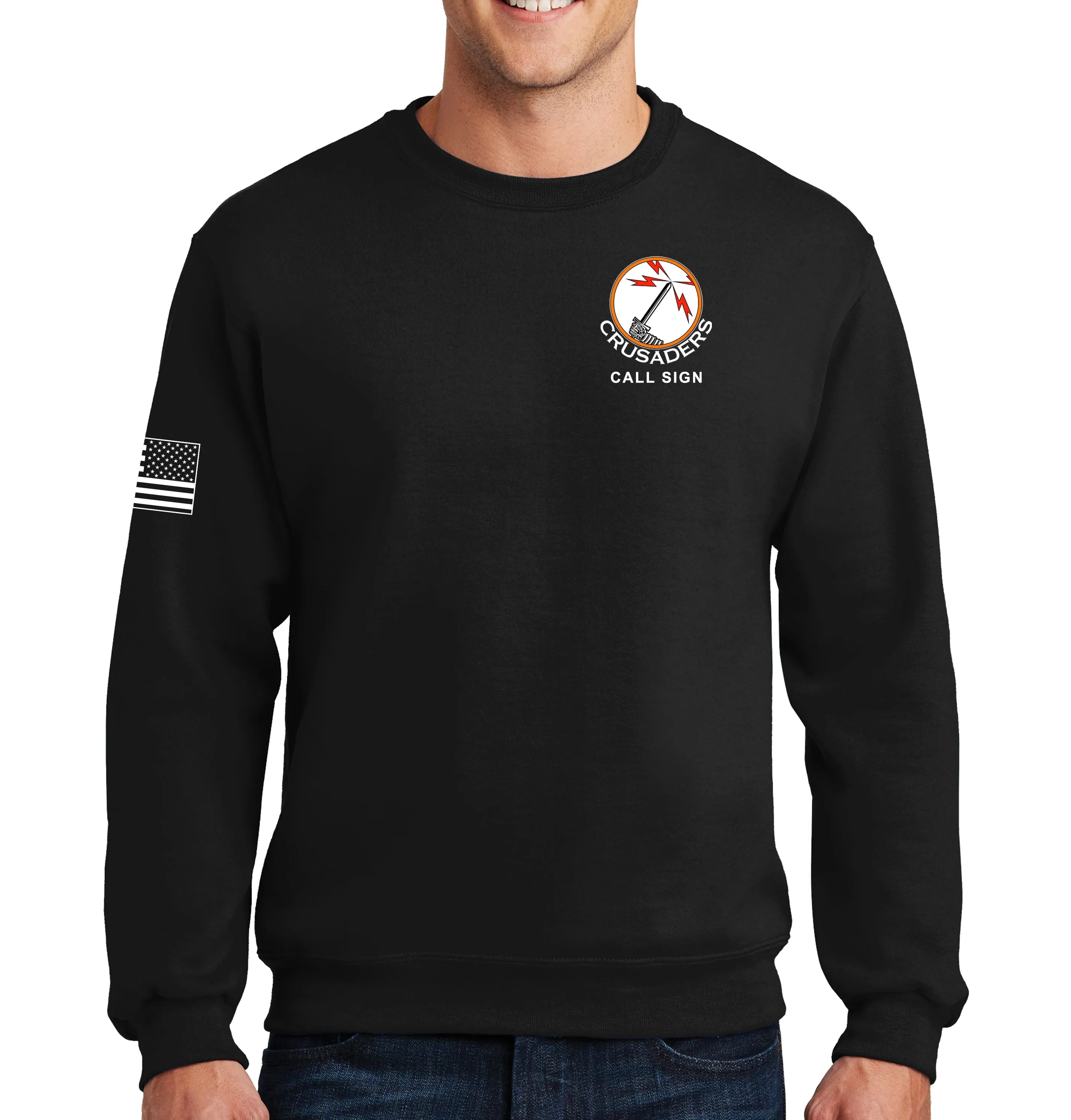 50-50 Blend Crewneck Unisex Sweatshirt. This shirt IS approved for PT.