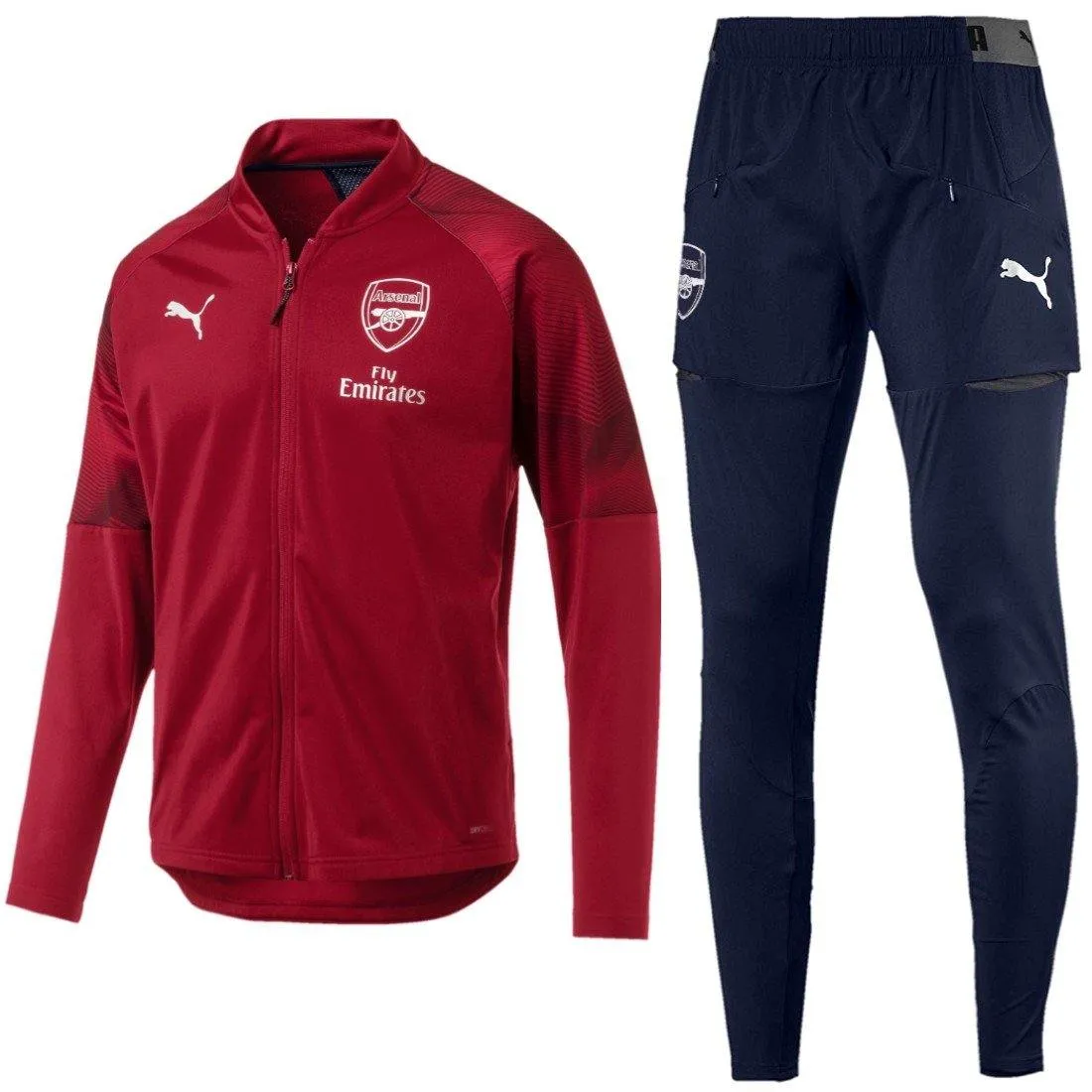 Arsenal soccer red/navy Pro presentation tracksuit 2019 - Puma