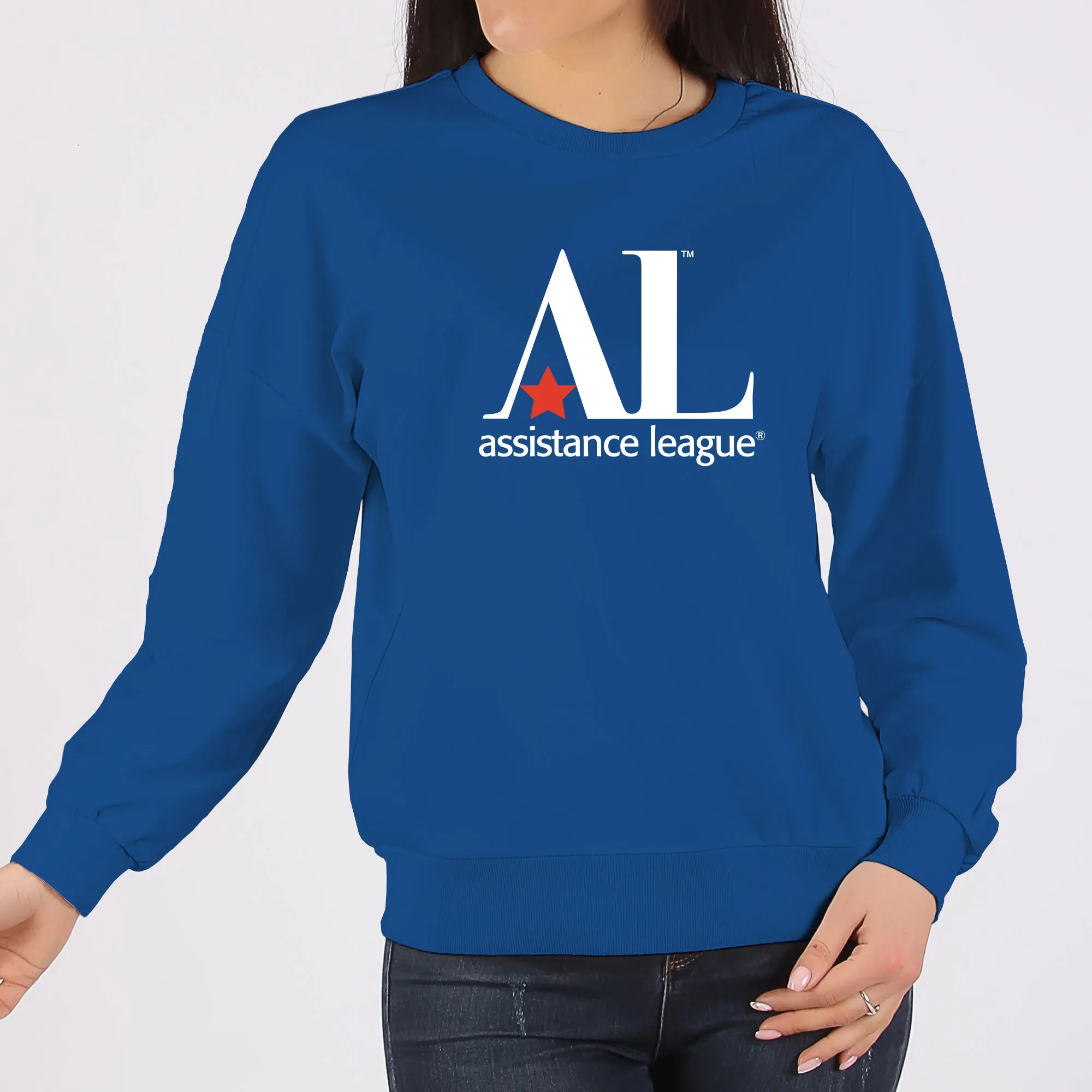 Assistance League Logo Crewneck Sweatshirt - Royal