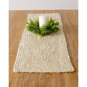 Audrey's Table Runner - Bleached Woven Jute