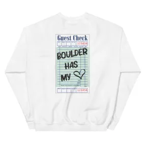 Boulder Guest Check Sweatshirt