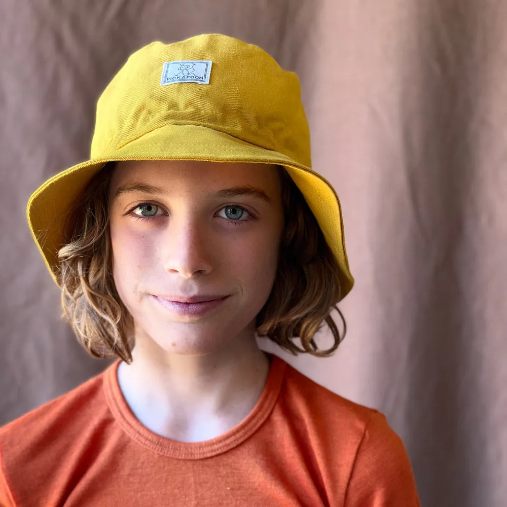 Bucket Hat in 100% Organic Cotton - UV60  (9m-8y )