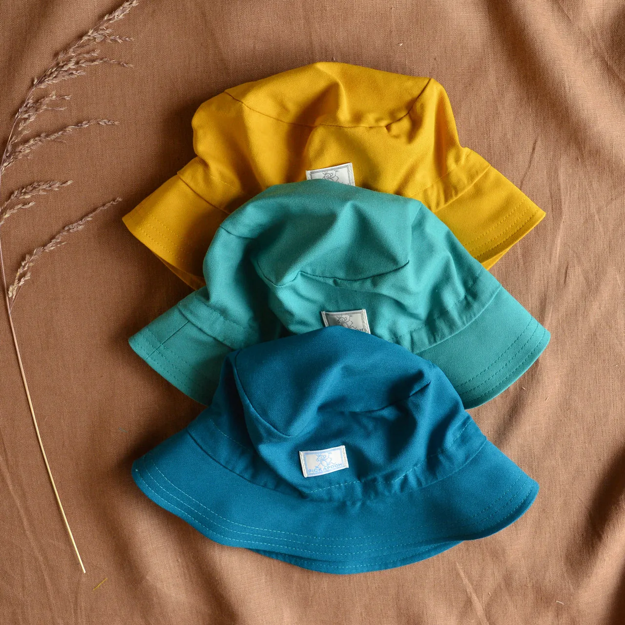 Bucket Hat in 100% Organic Cotton - UV60  (9m-8y )