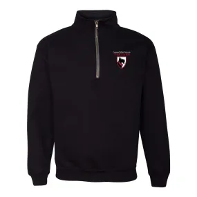 Carnegie Mellon University Tartans Primary Logo Left Quarter-Zip Sweatshirt - Black