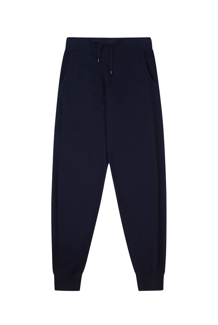 Cashmere Joggers | Navy