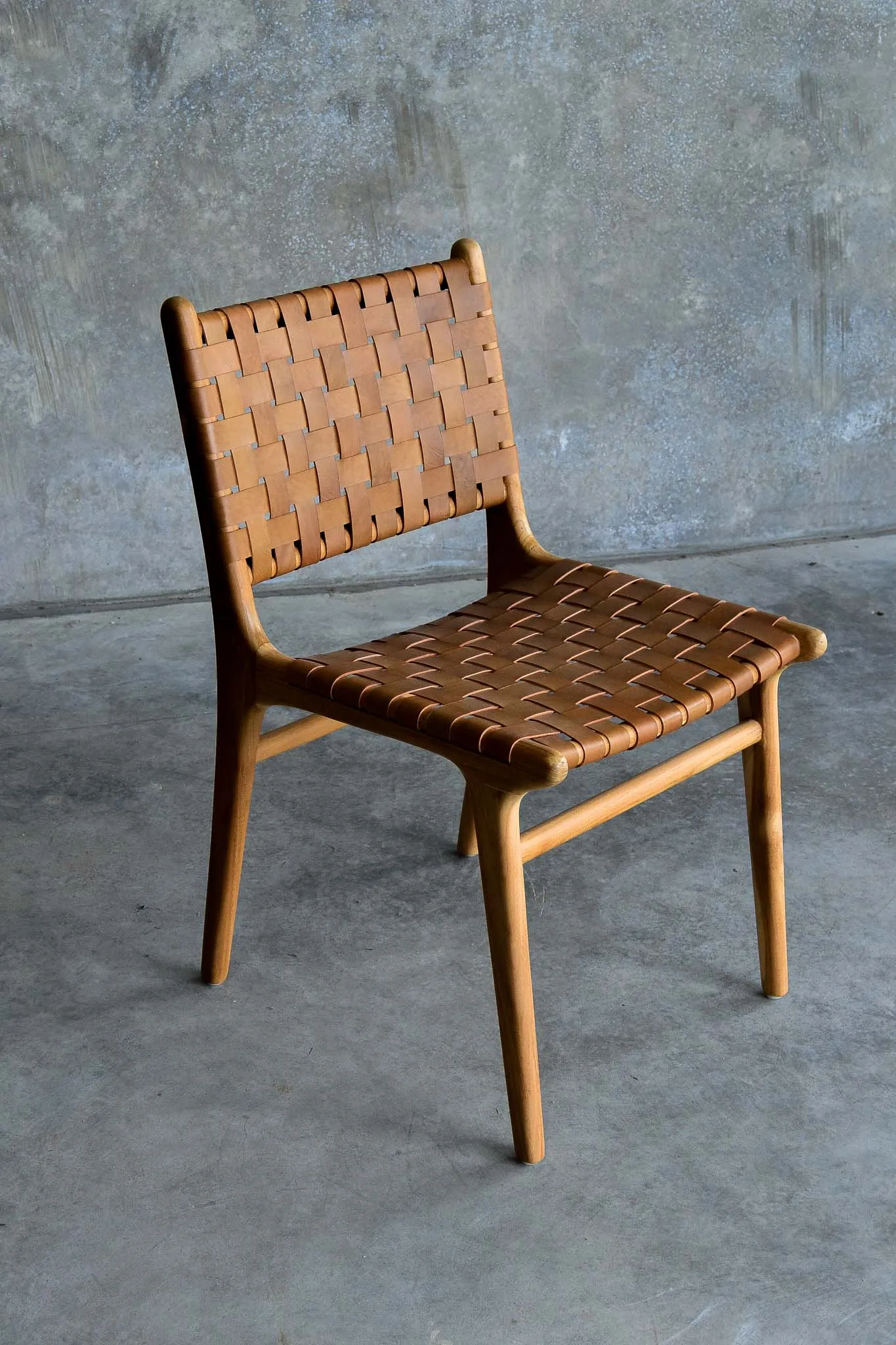 Dining Chair Woven- Tan