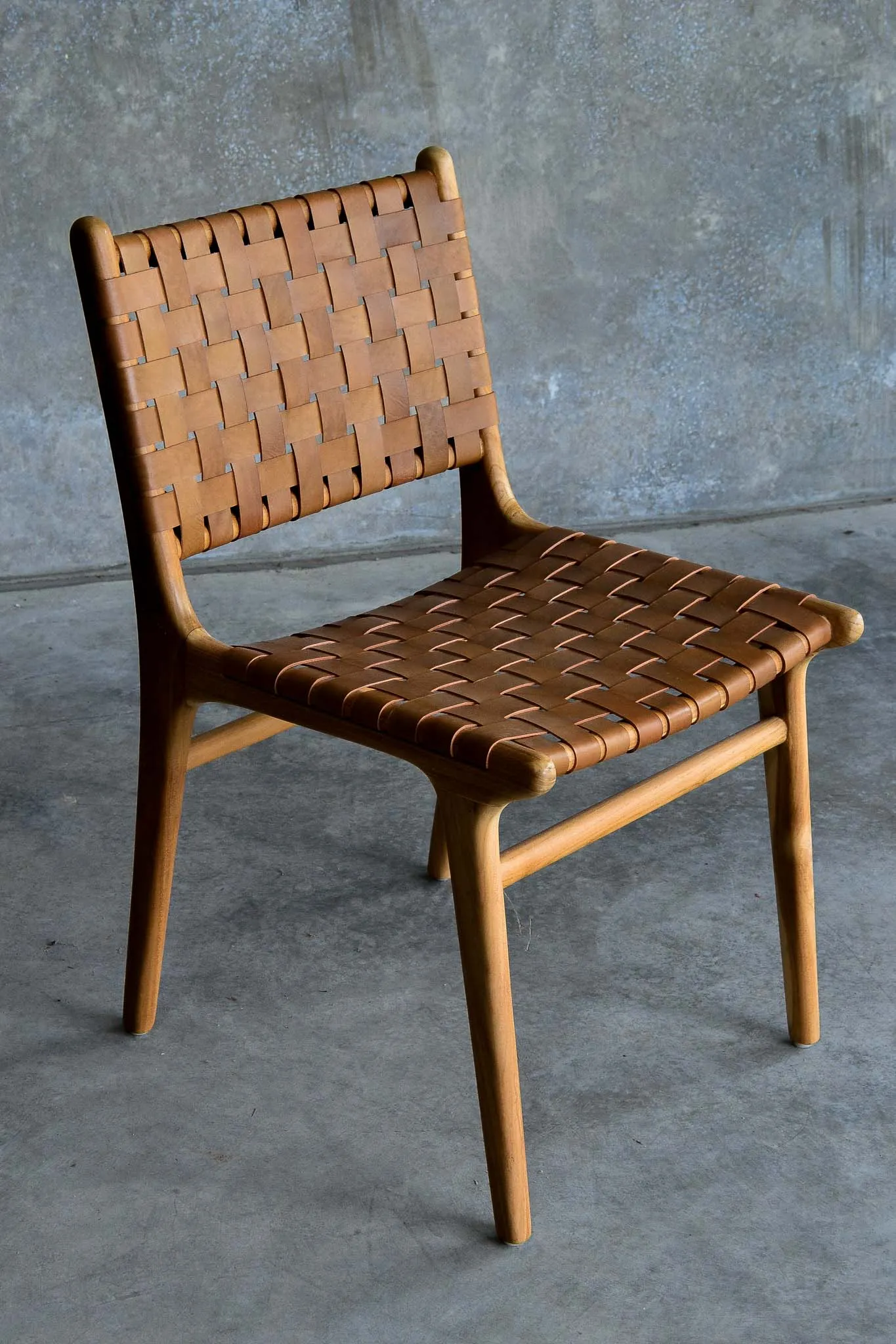 Dining Chair Woven- Tan