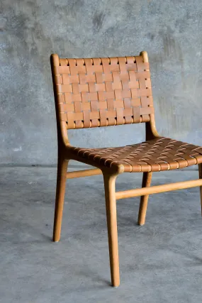 Dining Chair Woven- Tan