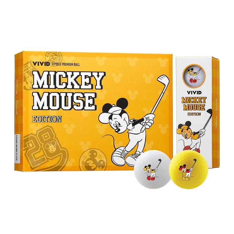 Disney Mickey Golf Volvik Vivid Golf Balls