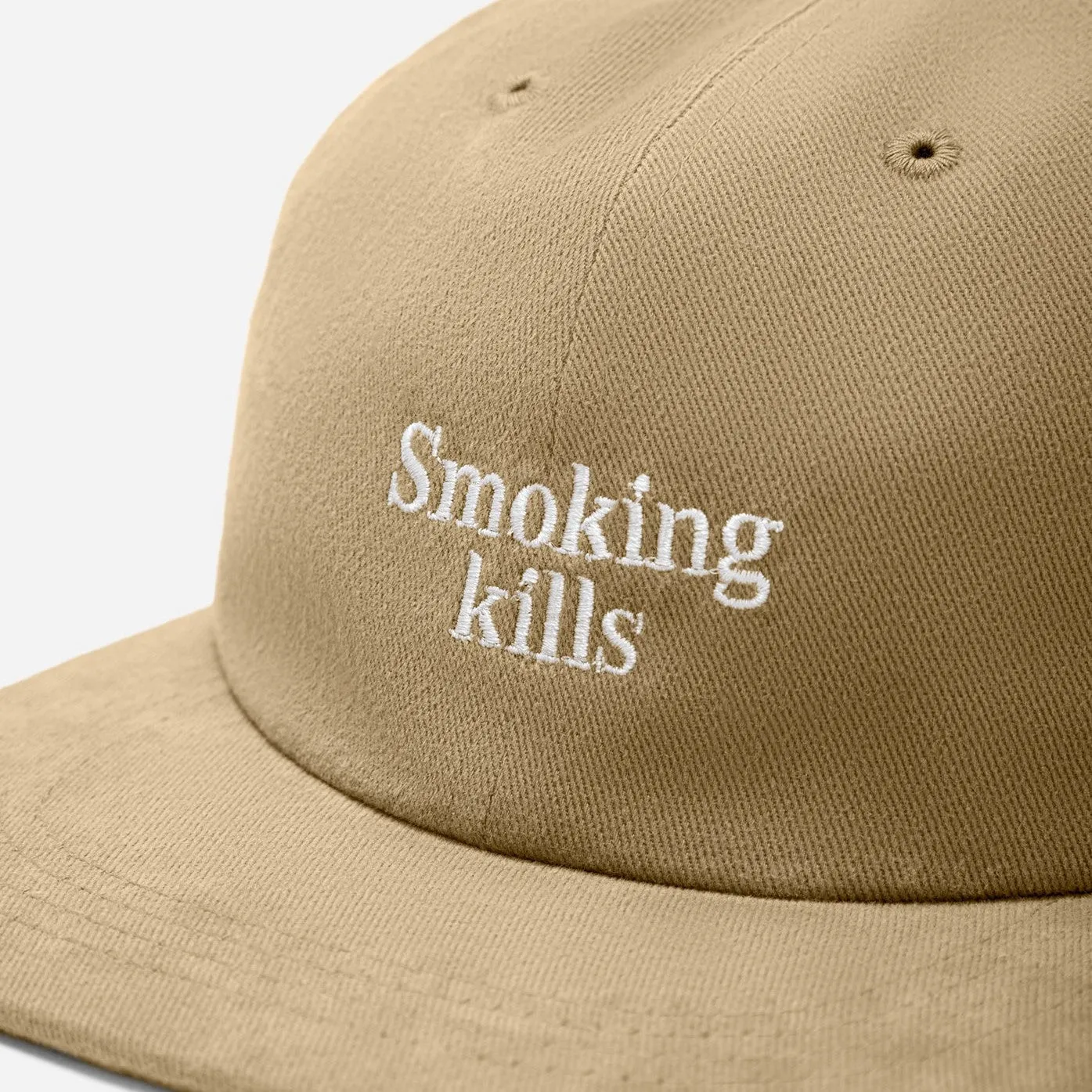 FR2 JAPAN Smoking Kills Embroidery Logo Cap Beige