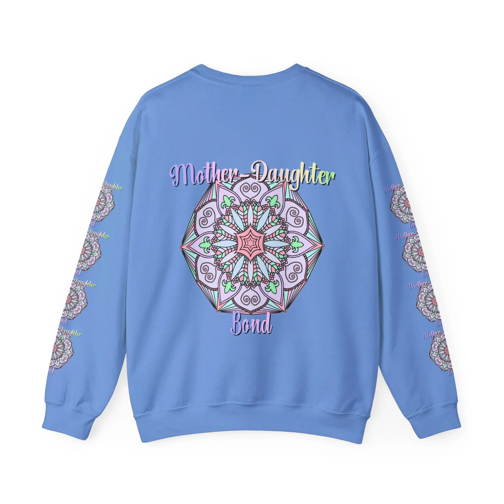 Handmade Mother-Daughter Mandala Sweatshirt