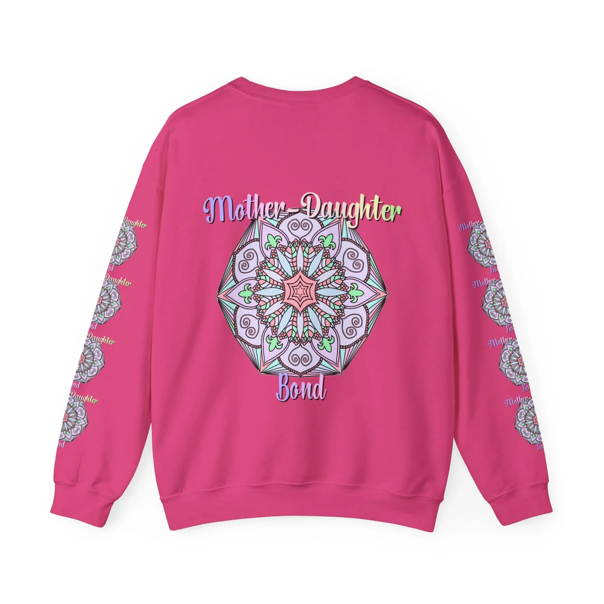 Handmade Mother-Daughter Mandala Sweatshirt