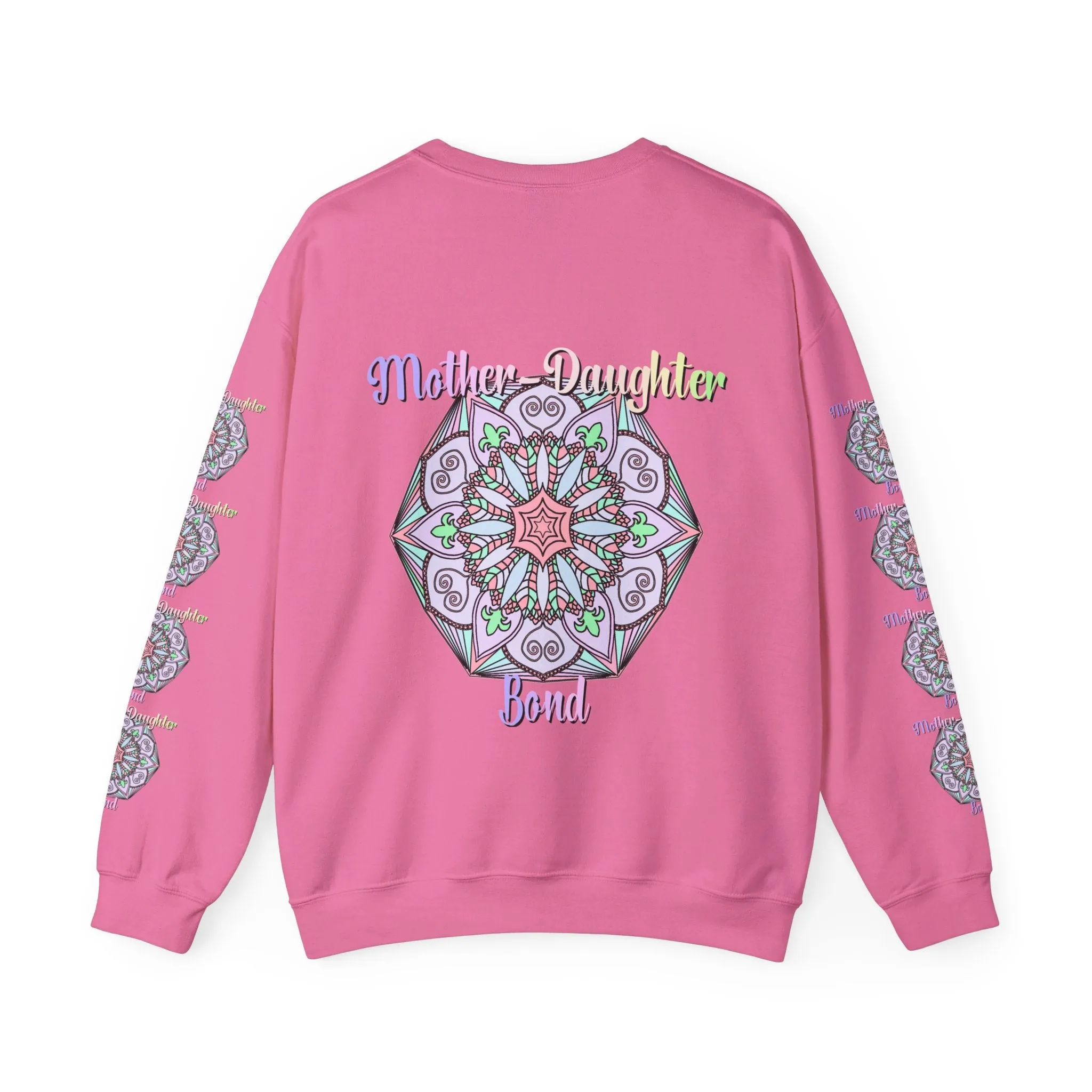 Handmade Mother-Daughter Mandala Sweatshirt