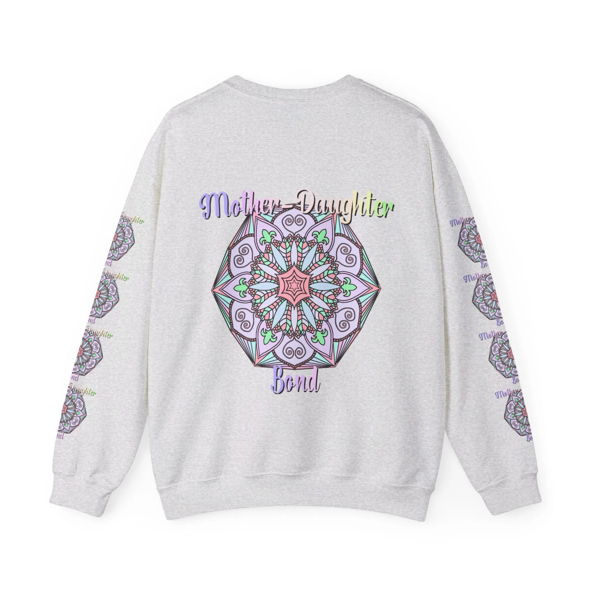 Handmade Mother-Daughter Mandala Sweatshirt