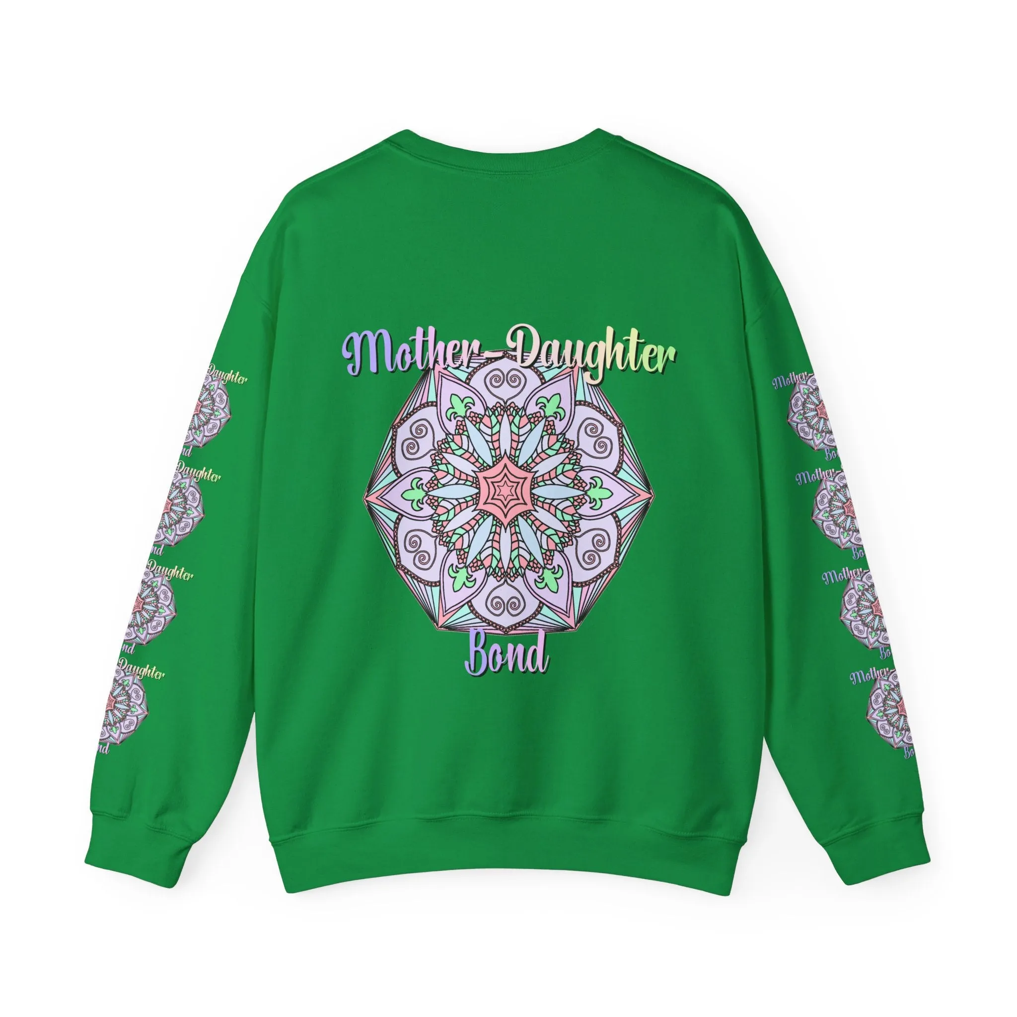 Handmade Mother-Daughter Mandala Sweatshirt