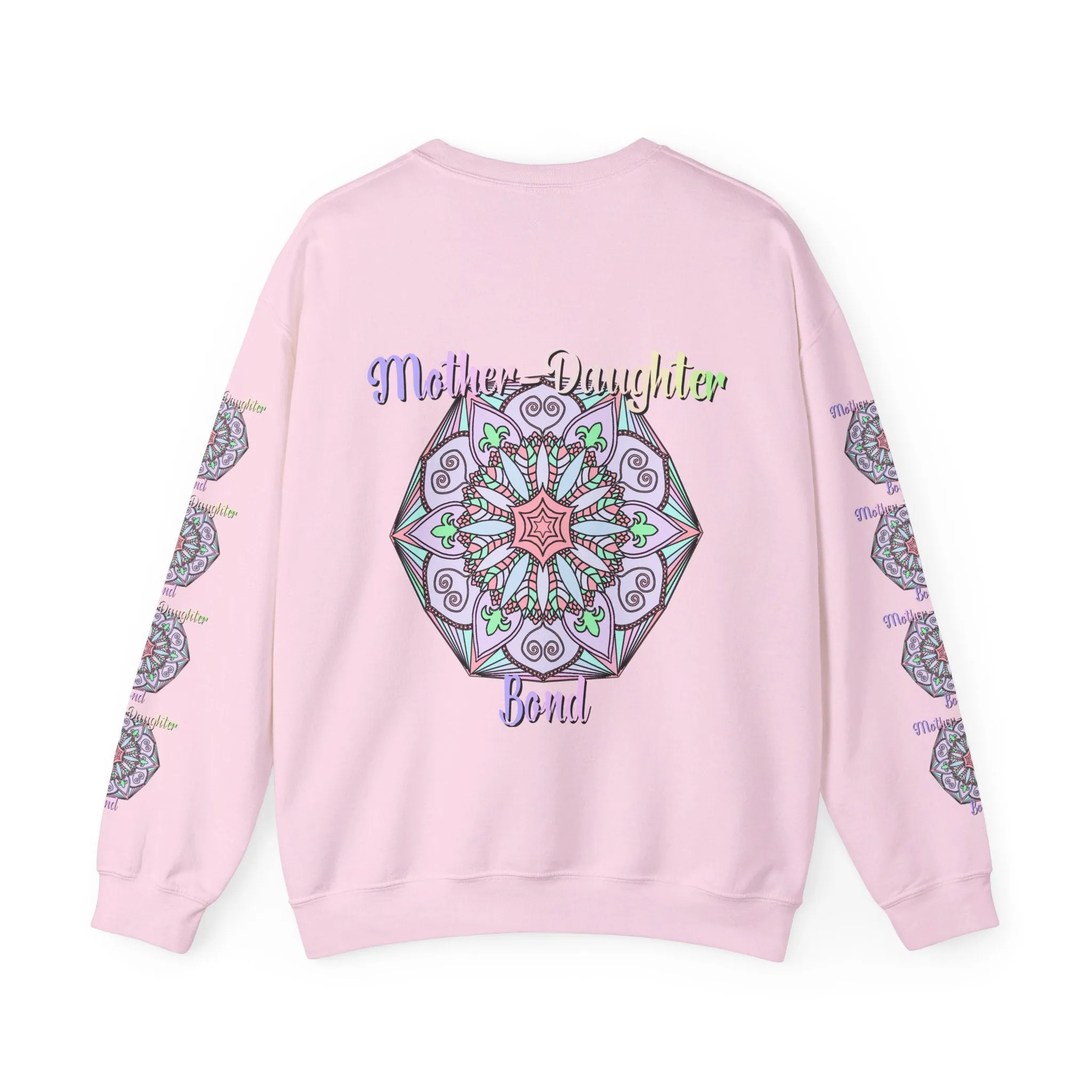 Handmade Mother-Daughter Mandala Sweatshirt