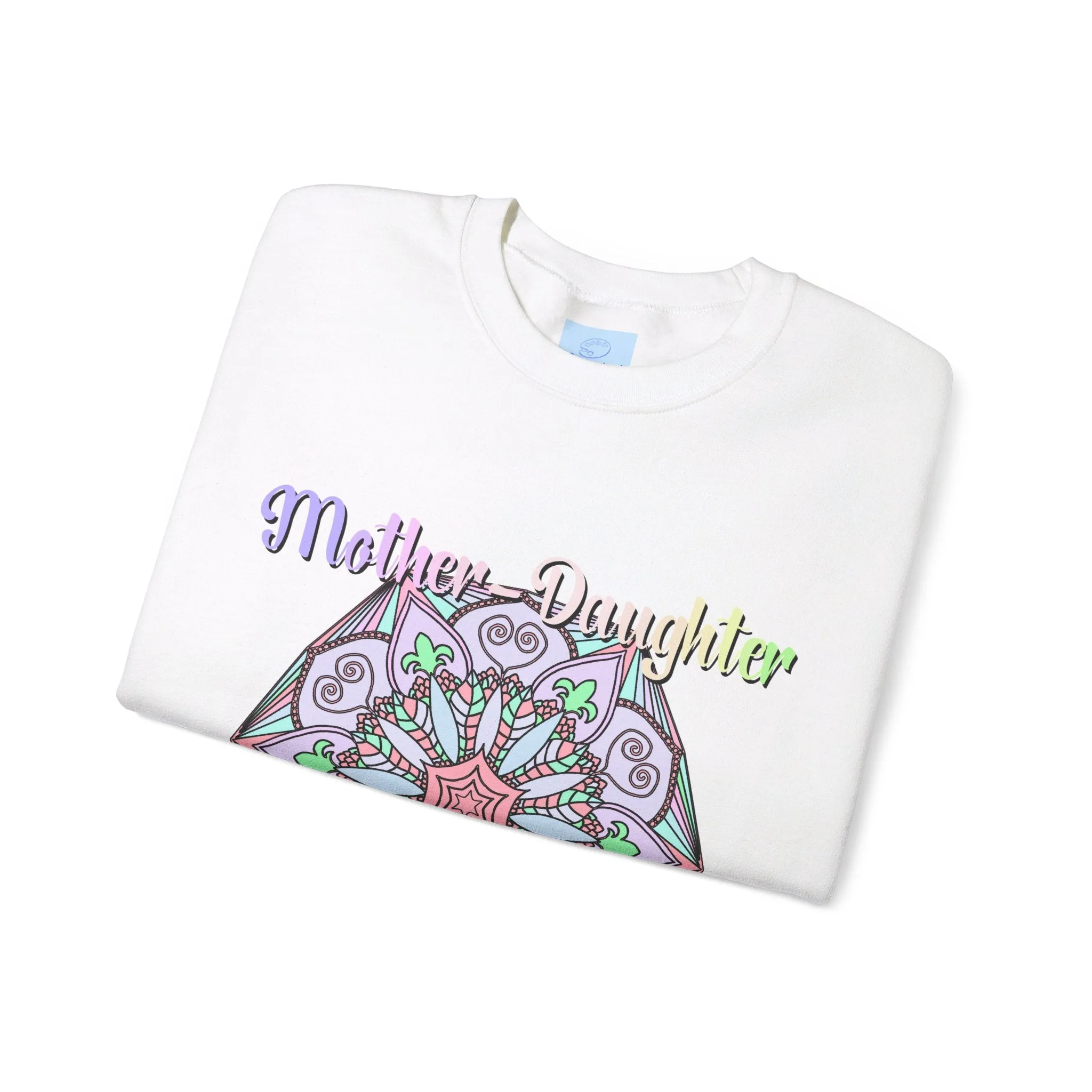 Handmade Mother-Daughter Mandala Sweatshirt