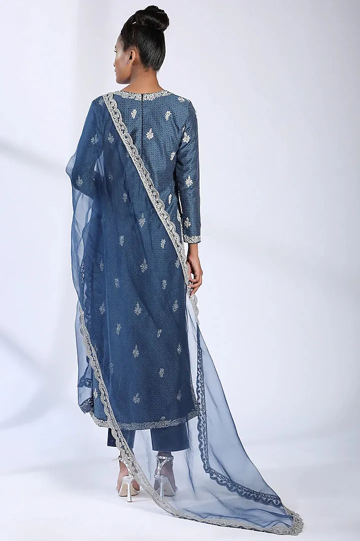 Indigo Blue Salwar Set