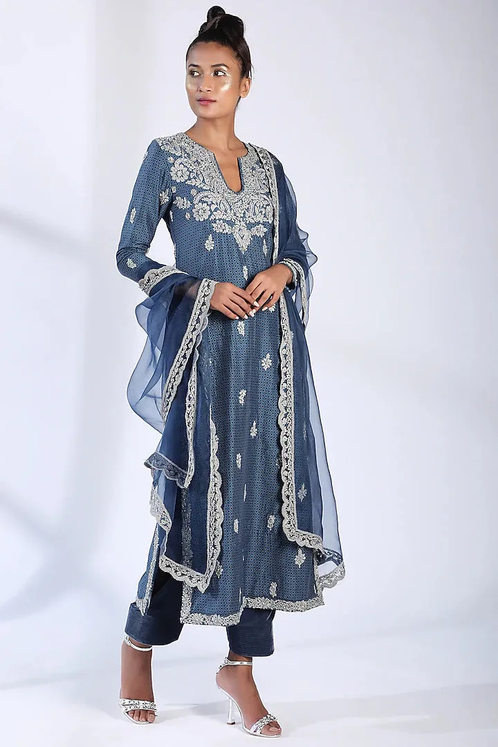 Indigo Blue Salwar Set