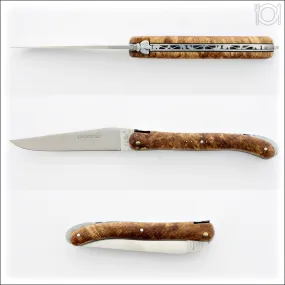 Laguiole 12 cm Nature Classic Full Handle Burled Beech End Grain