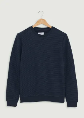 Loadstar Texture Crew Sweat - Dark Navy