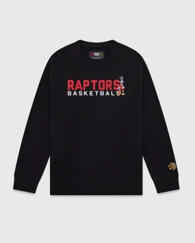 Looney Tunes X Raptors Warm Up Crewneck - BLACK