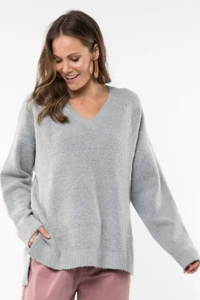 Morning Mist Grey Marle Knit