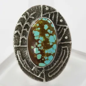 Number Eight Turquoise Ring