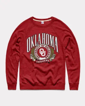 Oklahoma Sooners Laurel Cardinal Crewneck