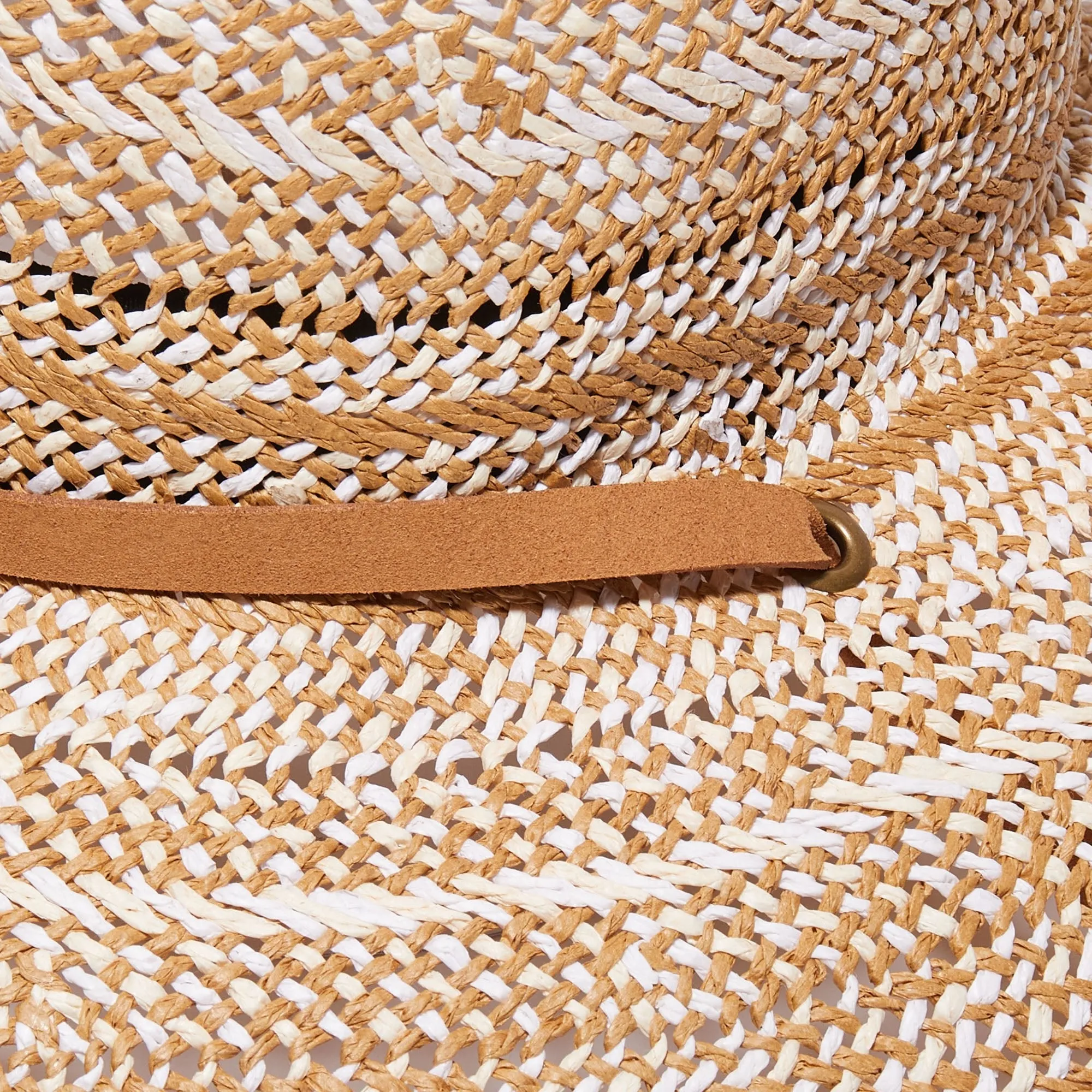 PECAN STRAW WOVEN HAT