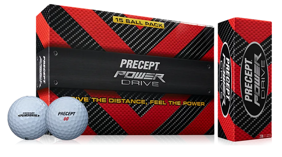 Precept Power Drive Distance Golf Balls