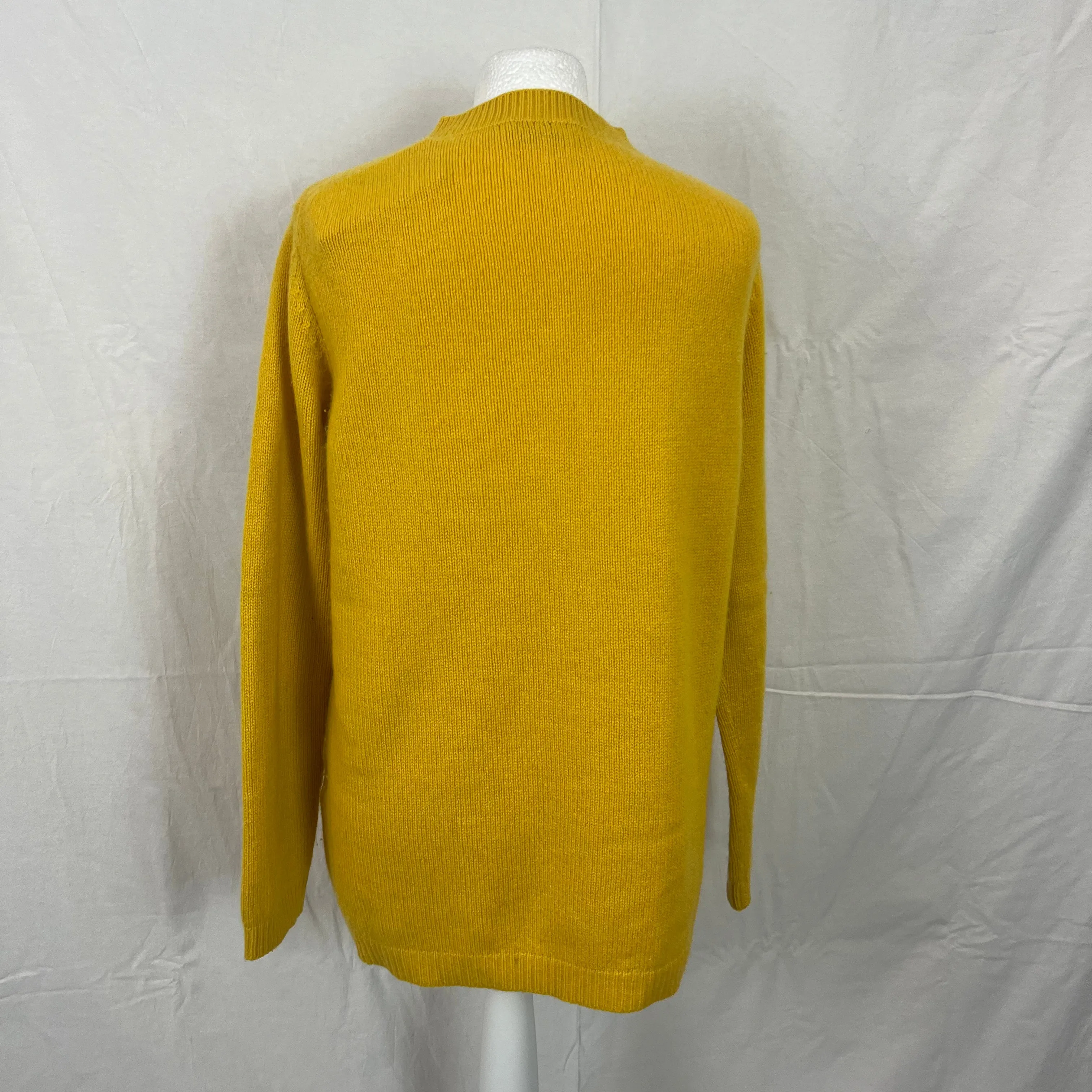 Raey Mustard Cashmere Knitted Jumper XS