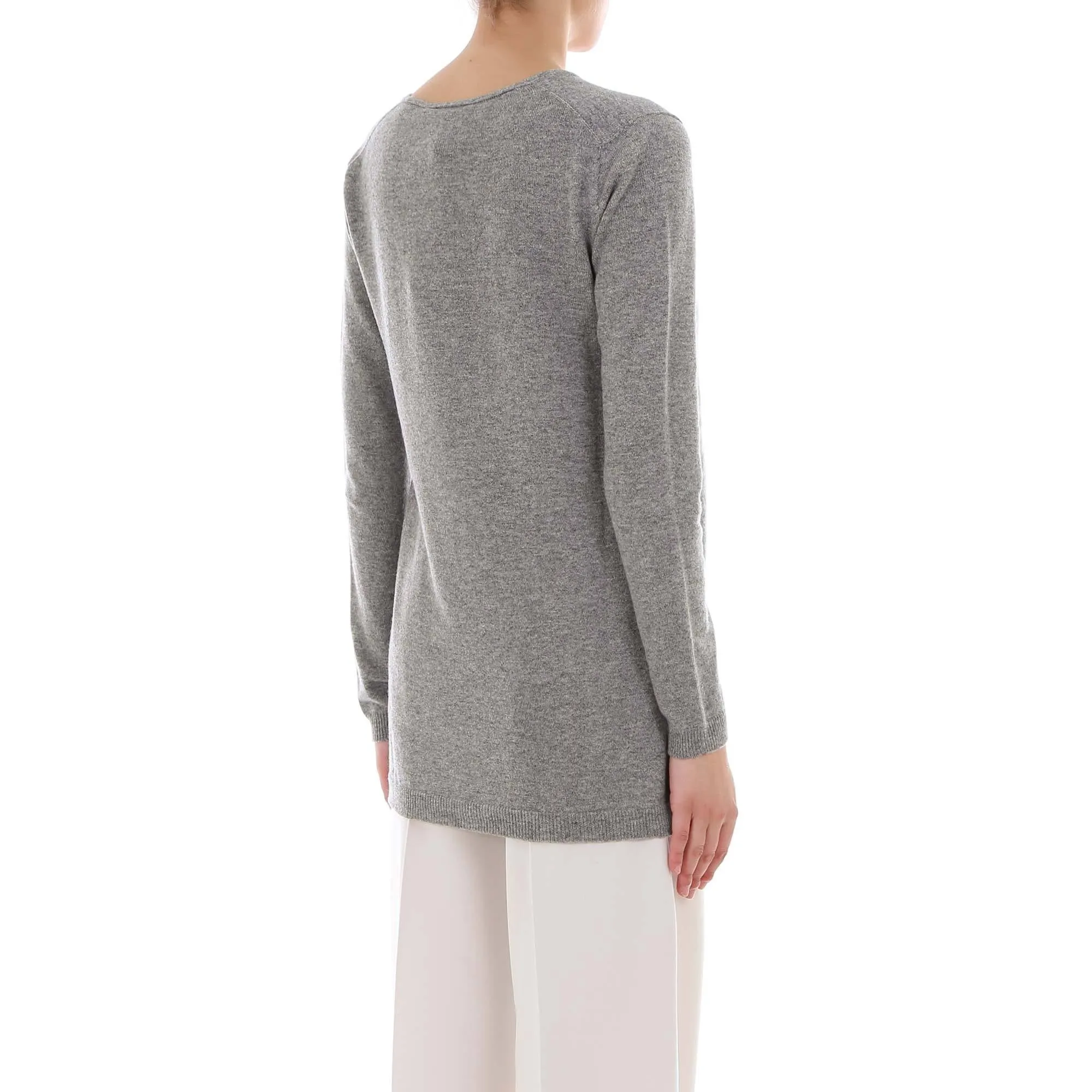 'S Max Mara Asymmetric V-Neck Pullover