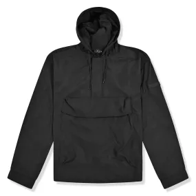 SIARR Nylon Half-Zip Black Jacket