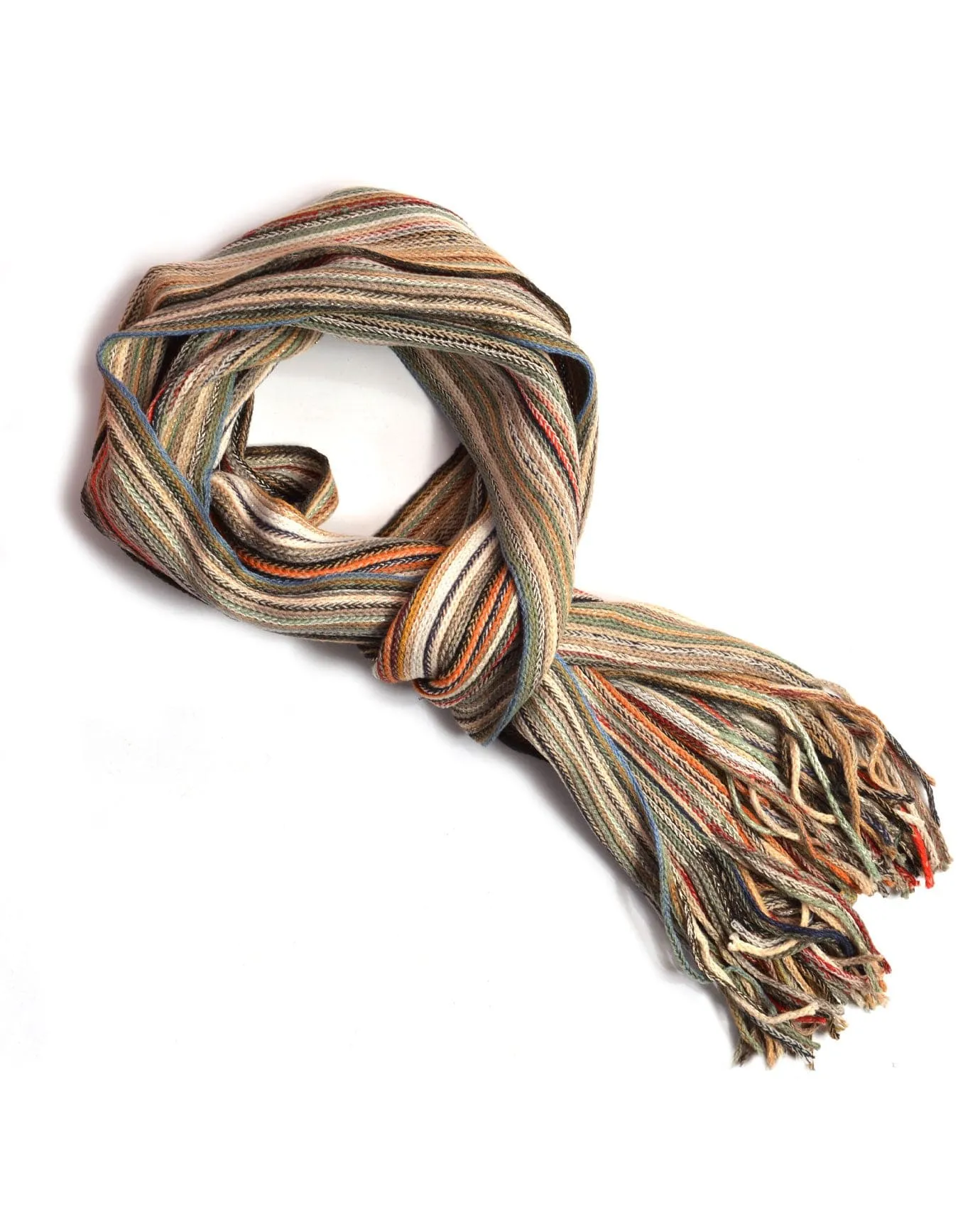 Surprise Striped Woven Scarf