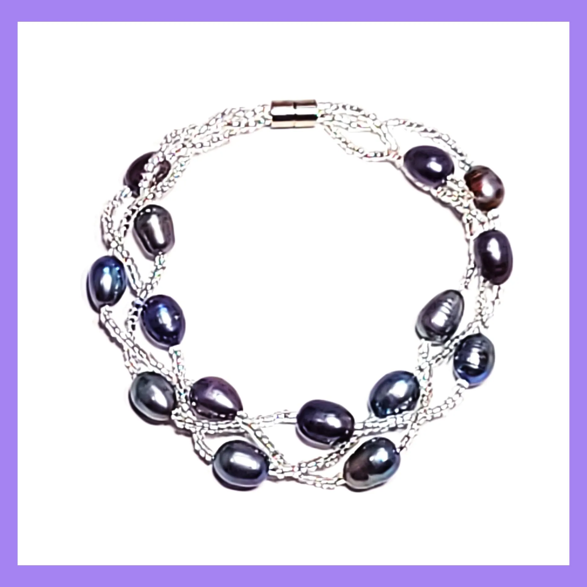 Woven Pearl Bracelet