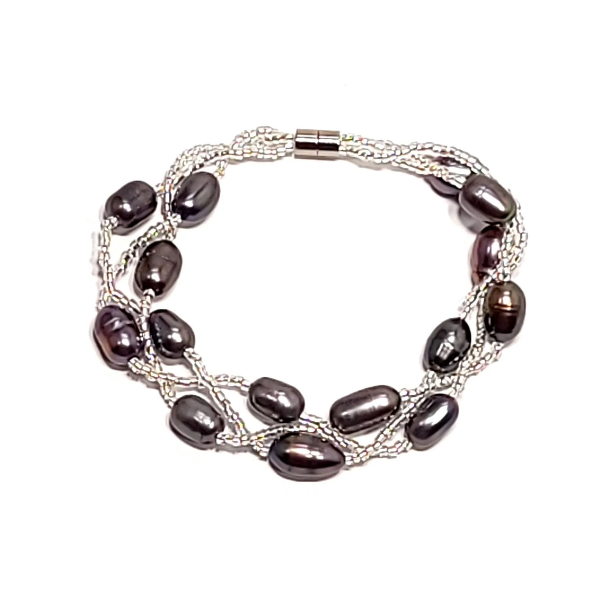 Woven Pearl Bracelet