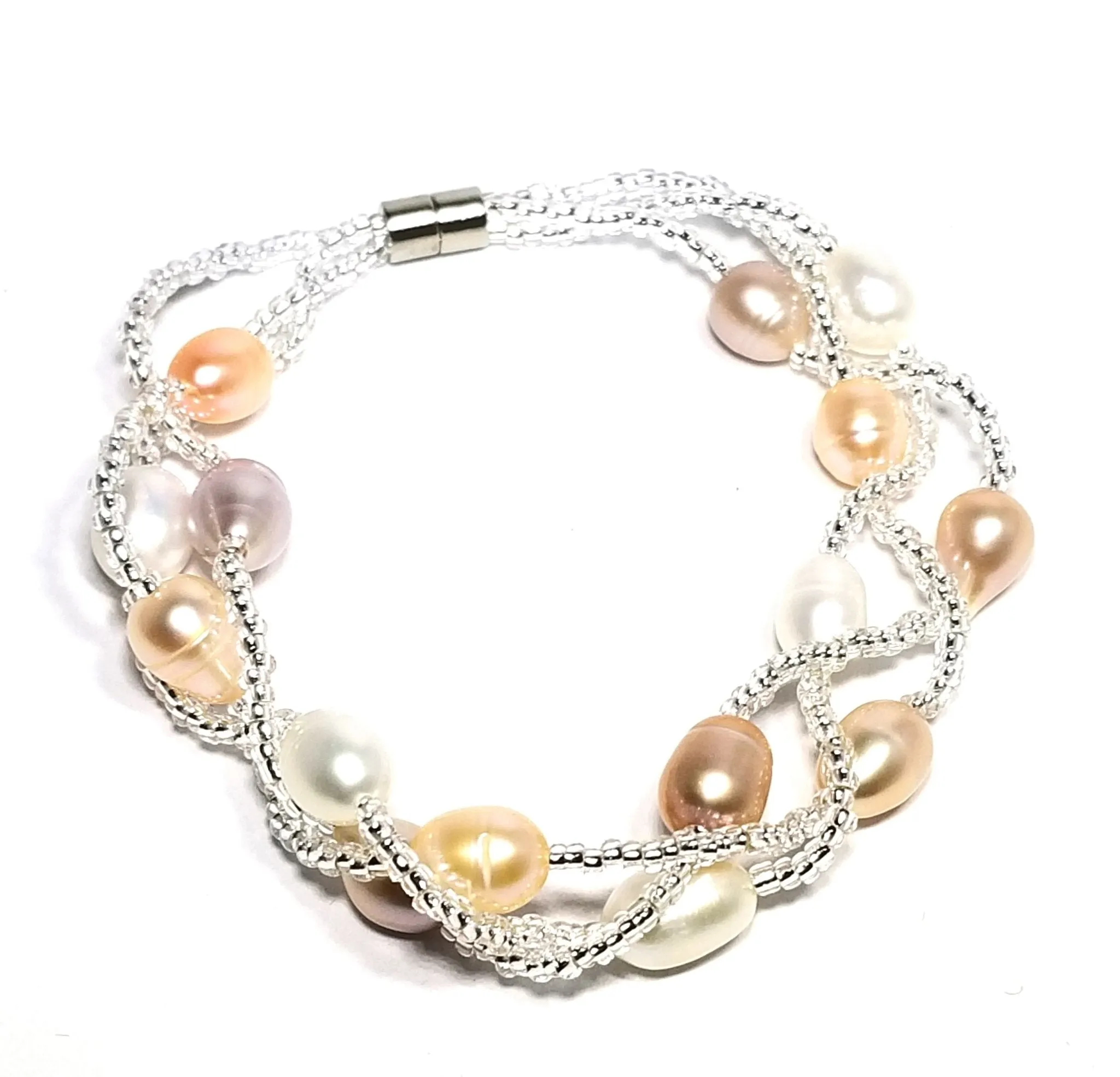 Woven Pearl Bracelet